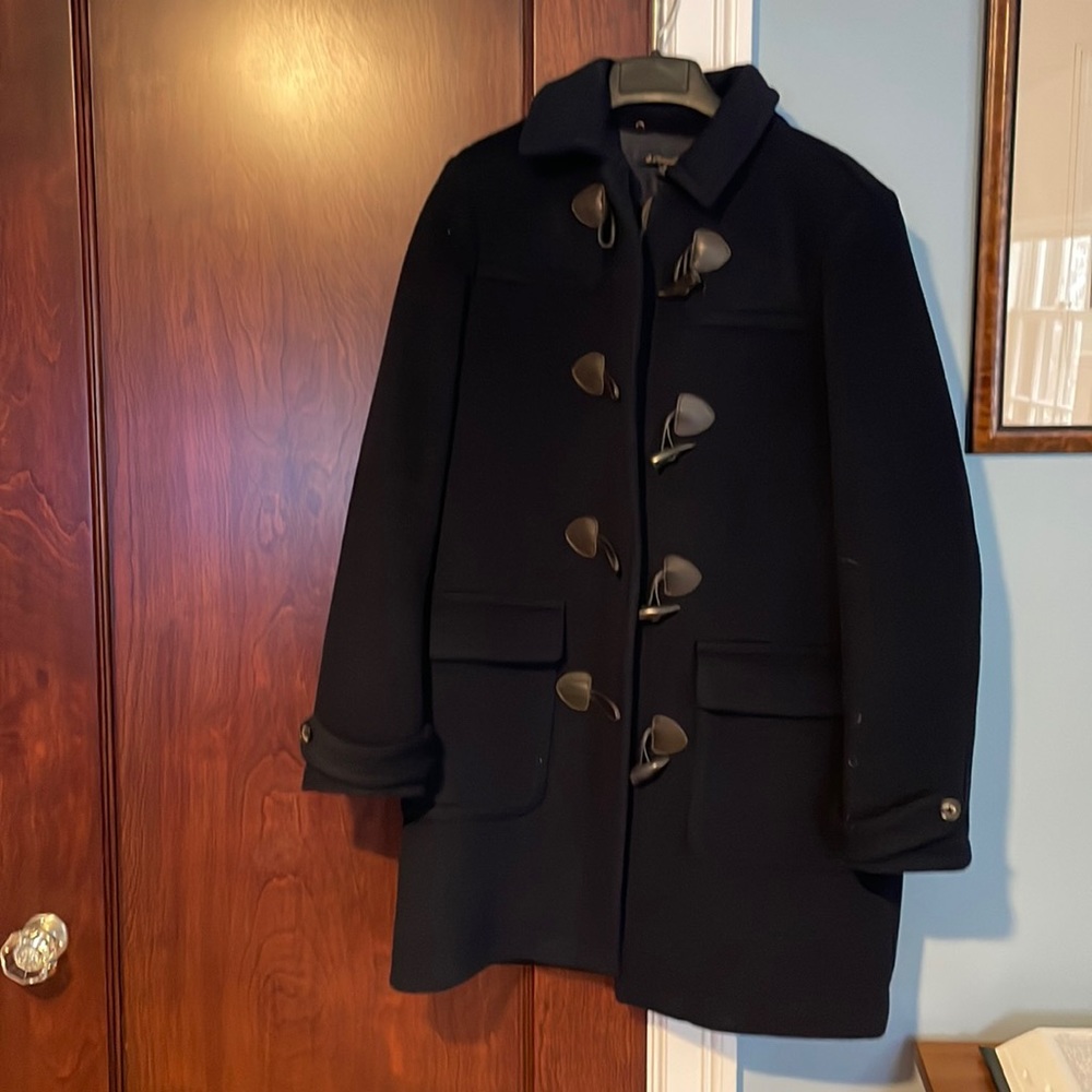 Brooks Brothers Navy Wool Peacoat